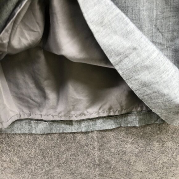 J. Crew Sidewalk Skirt Womens 6 Gray Mini Pull On Lined Formal - Picture 5 of 10